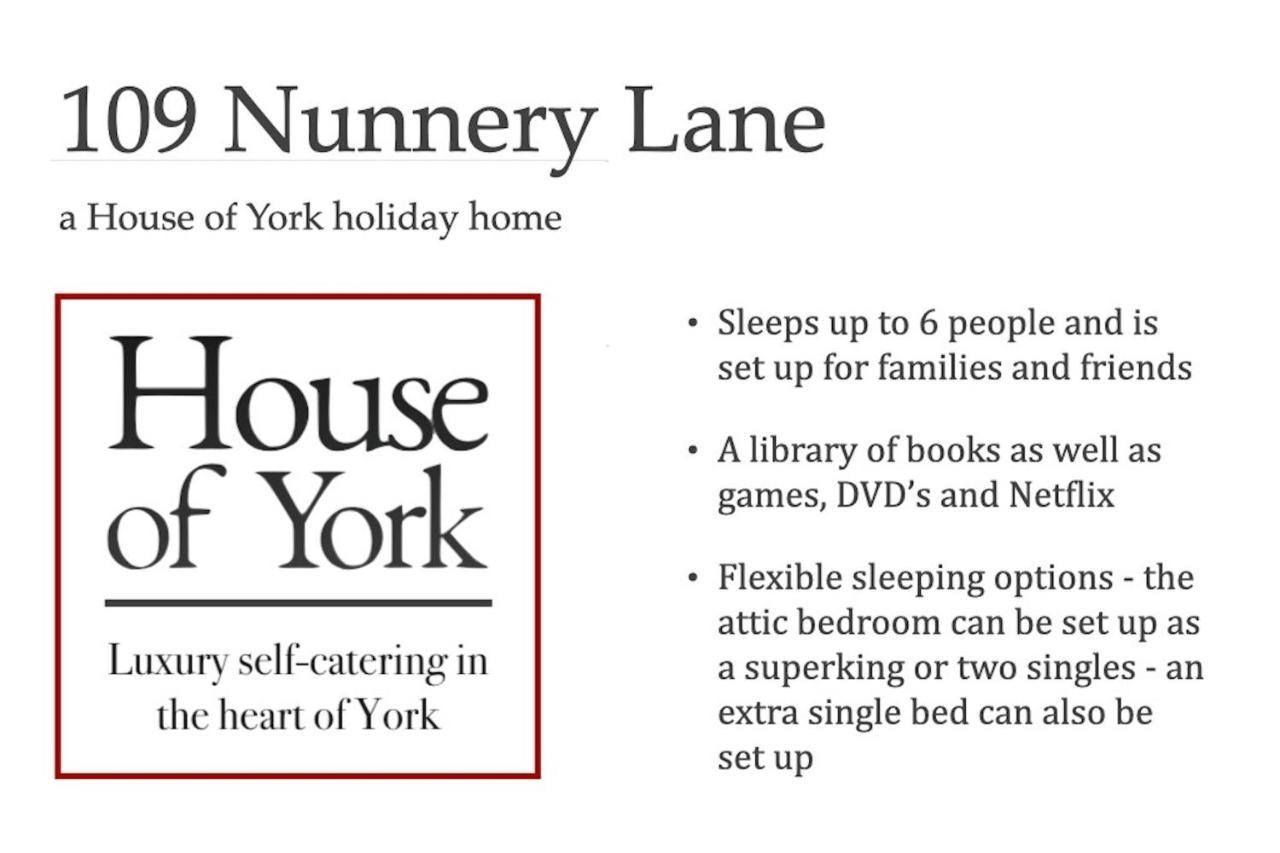 Spencer House & 107 & 109 Nunnery Lane Villa York Dış mekan fotoğraf