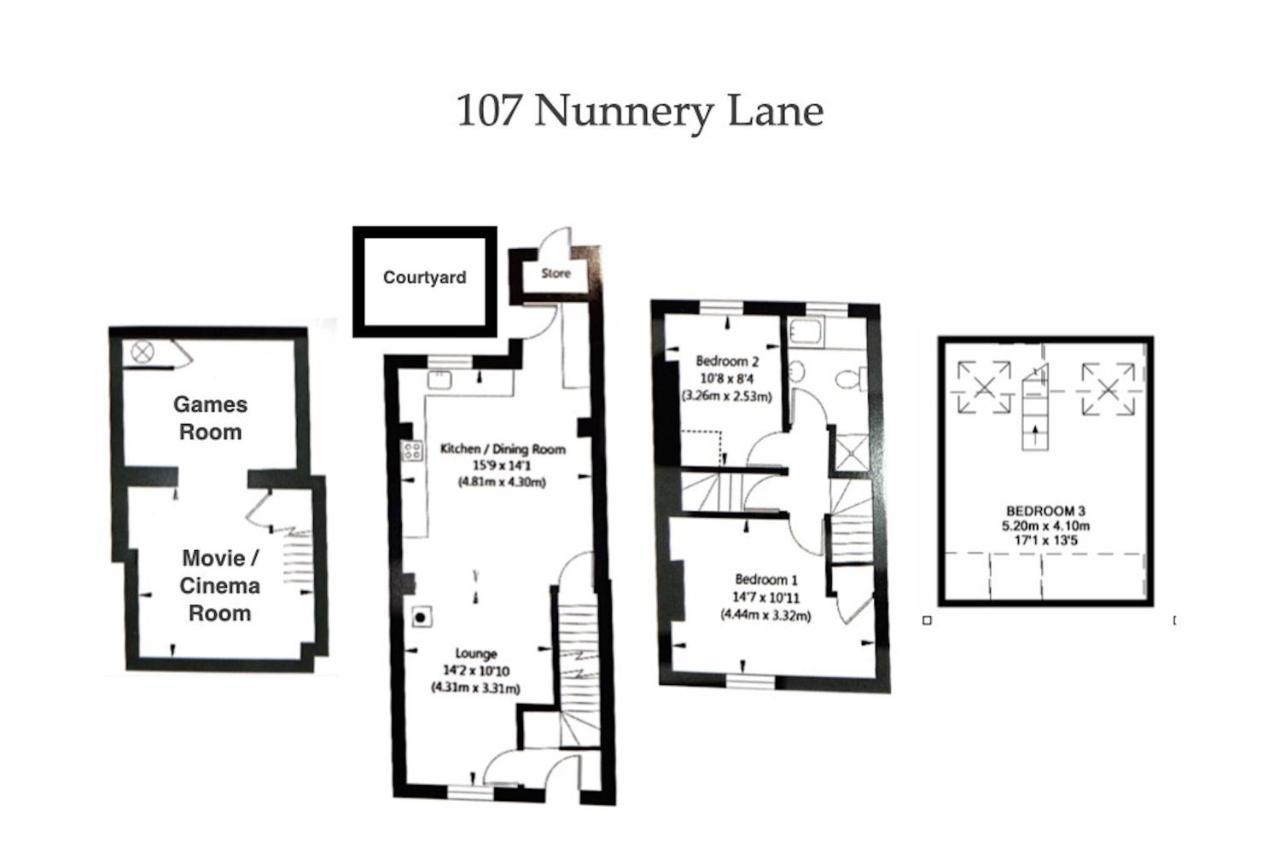 Spencer House & 107 & 109 Nunnery Lane Villa York Dış mekan fotoğraf